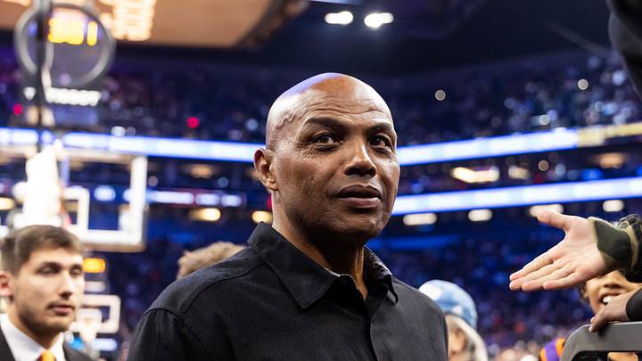 Nov 21, 2025; Phoenix, Arizona, USA; Phoenix Suns former player Charles Barkley in attendance against the Minnesota Timberwolves during an NBA Cup game at Mortgage Matchup Center. Mandatory Credit: Mark J. Rebilas-Imagn Images Nov 21, 2025; Phoenix, Arizona, USA; Phoenix Suns former player Charles Barkley in attendance against the Minnesota Timberwolves during an NBA Cup game at Mortgage Matchup Center. Mandatory Credit: Mark J. Rebilas-Imagn Images