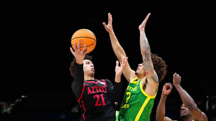 San Diego State Aztecs guard Miles Byrd (21). San Diego State Aztecs guard Miles Byrd (21).