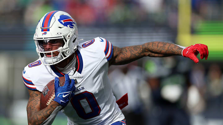 Buffalo Bills wide receiver Keon Coleman