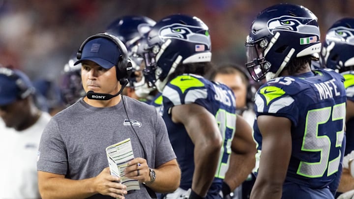 Seattle Seahawks head coach Mike Macdonald Seattle Seahawks head coach Mike Macdonald
