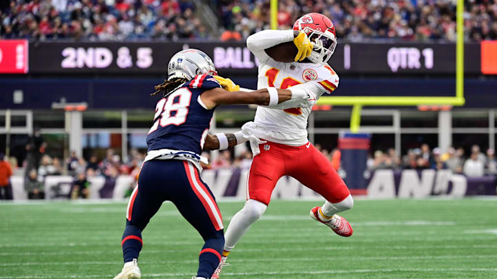 Kadarius Toney had just 169 receiving yards for the Chiefs in 2023