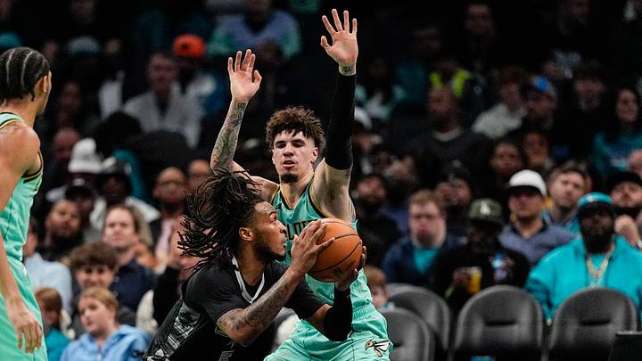 Former Charlotte Hornets guard LaMelo Ball (1) wasn't the best statistically on defense last season. But the hope is that he will turn around this season in Minnesota. Former Charlotte Hornets guard LaMelo Ball (1) wasn't the best statistically on defense last season. But the hope is that he will turn around this season in Minnesota.