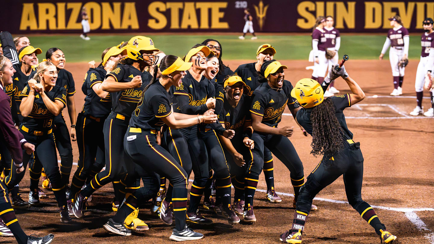 Arizona State Softball Rallies After Rabbit Interrupts Game