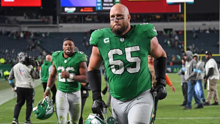 Philadelphia Eagles offensive tackle Lane Johnson (65). Philadelphia Eagles offensive tackle Lane Johnson (65).