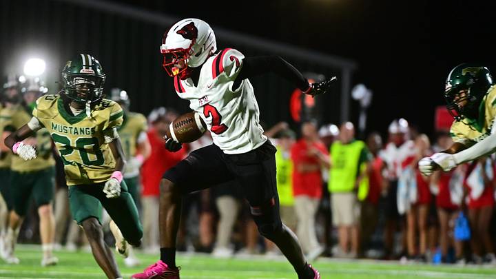 Petal High School Panthers athlete Josh Crawford (2) runs the ball during the high school football game between the West Jones High School Mustangs and the Petal High School Panthers at West Jones High School in Laurel, Miss., on Friday, Oct. 2, 2026. Petal High School Panthers athlete Josh Crawford (2) runs the ball during the high school football game between the West Jones High School Mustangs and the Petal High School Panthers at West Jones High School in Laurel, Miss., on Friday, Oct. 2, 2026.