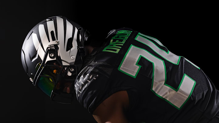 Oregon Football's "Fly Era" 2024 Uniforms, Credit @oregonfootball on "X".