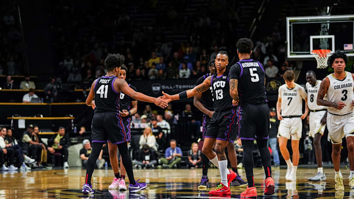 TCU during loss to Colorado on Saturday 