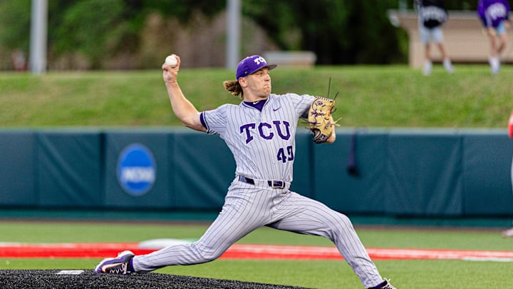Tommy LaPour delivers a pitch during his quality start against the Houston Cougars. Tommy LaPour delivers a pitch during his quality start against the Houston Cougars.