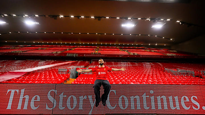 Mohamed Salah signed a new contract to stay at Liverpool.