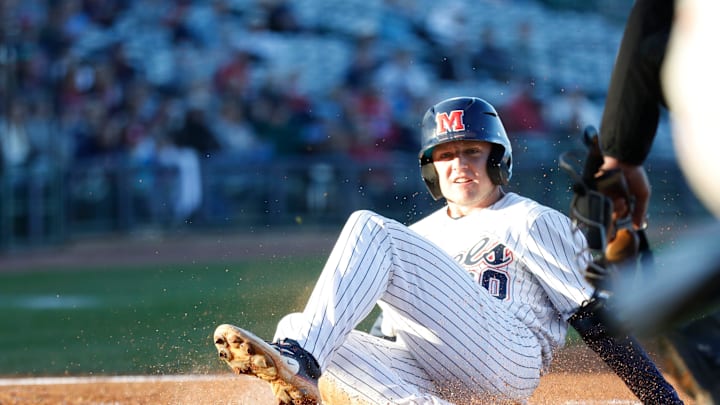 Ole Miss senior Jackson Ross (20)