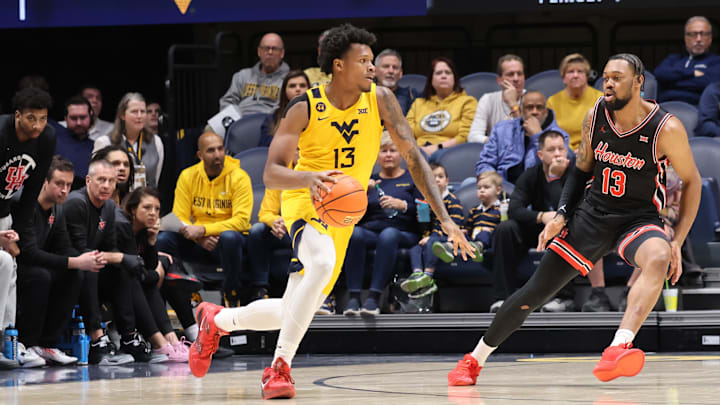 West Virginia University forward Amani Hansberry