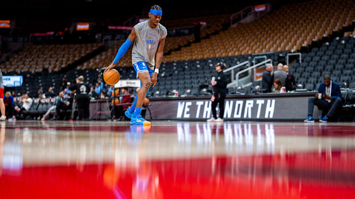 Oklahoma City Thunder v Toronto Raptors