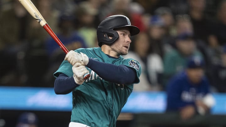 Seattle Mariners pinch hitter Jarred Kelenic