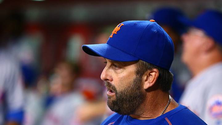 Aug 15, 2016; Phoenix, AZ, USA; New York Mets hitting coach Kevin Long against the Arizona Diamondbacks at Chase Field. Mandatory Credit: Mark J. Rebilas-USA TODAY Sports Aug 15, 2016; Phoenix, AZ, USA; New York Mets hitting coach Kevin Long against the Arizona Diamondbacks at Chase Field. Mandatory Credit: Mark J. Rebilas-USA TODAY Sports
