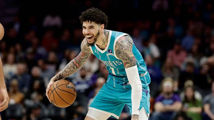 New Minnesota Timberwolves guard LaMelo Ball Mandatory Credit: Brian Westerholt-Imagn Images