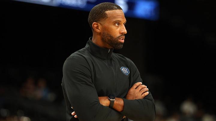 Oct 16, 2026; Memphis, Tennessee, USA; Charlotte Hornets head coach Charles Lee looks on during the first quarter against the Memphis Grizzlies at FedExForum. Mandatory Credit: Petre Thomas-Imagn Images Oct 16, 2026; Memphis, Tennessee, USA; Charlotte Hornets head coach Charles Lee looks on during the first quarter against the Memphis Grizzlies at FedExForum. Mandatory Credit: Petre Thomas-Imagn Images