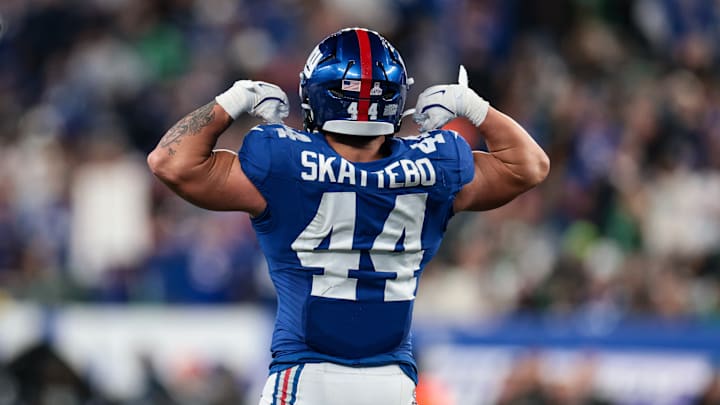 New York Giants running back Cam Skattebo