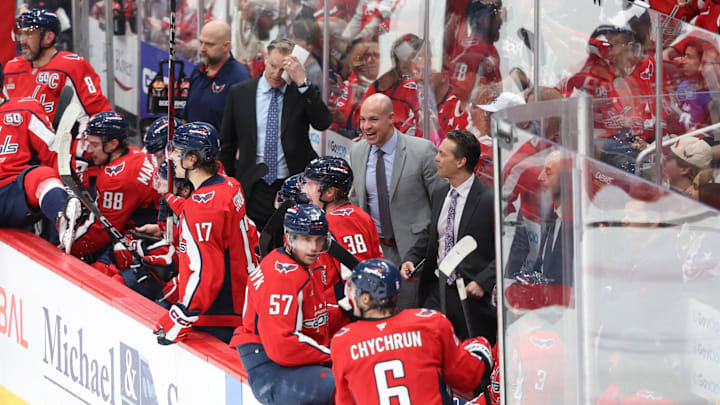 Spencer Carbery, Washington Capitals Mandatory Credit: Amber Searls-Imagn Images