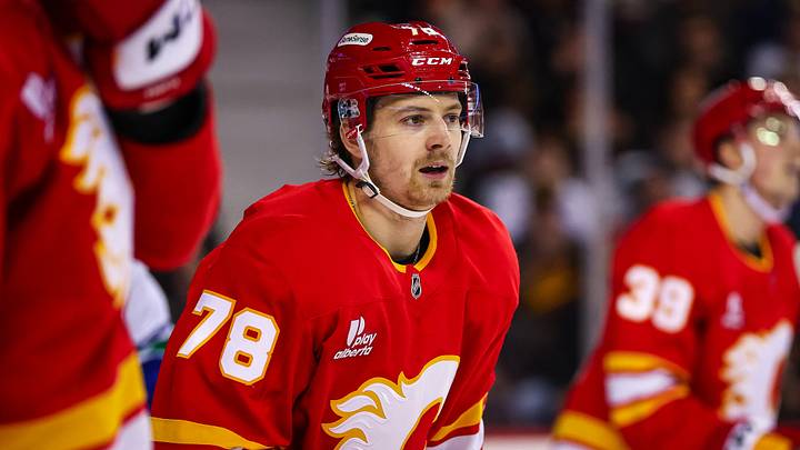 Brennan Othmann of the Calgary Flames