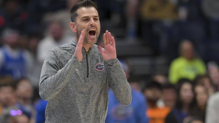 Florida Gators head coach Todd Golden has led the program to three-straight SEC Tournament Semifinal appearances. Florida Gators head coach Todd Golden has led the program to three-straight SEC Tournament Semifinal appearances.