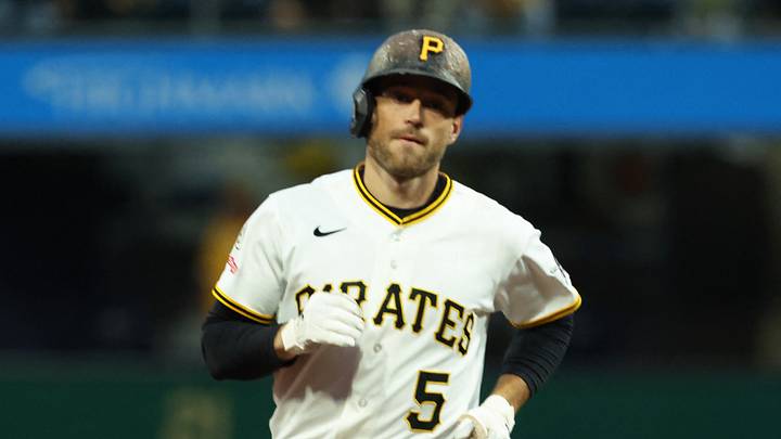 Sep 23, 2026; Pittsburgh, Pennsylvania, USA; Pittsburgh Pirates second baseman Brandon Lowe (5) circles the bases on a solo home run against the St. Louis Cardinals during the second inning at PNC Park. Mandatory Credit: Charles LeClaire-Imagn Images Sep 23, 2026; Pittsburgh, Pennsylvania, USA; Pittsburgh Pirates second baseman Brandon Lowe (5) circles the bases on a solo home run against the St. Louis Cardinals during the second inning at PNC Park. Mandatory Credit: Charles LeClaire-Imagn Images