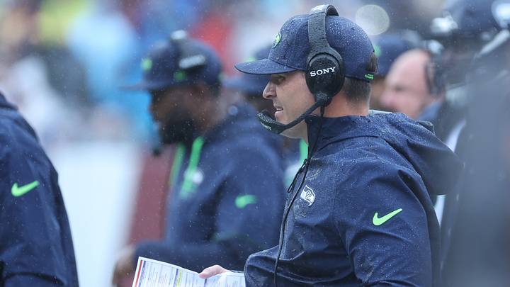 Sep 27, 2026; Landover, Maryland, USA; Seattle Seahawks head coach Mike Macdonald in the first quarter against the Washington Commanders at Northwest Stadium. Mandatory Credit: Amber Searls-Imagn Images Sep 27, 2026; Landover, Maryland, USA; Seattle Seahawks head coach Mike Macdonald in the first quarter against the Washington Commanders at Northwest Stadium. Mandatory Credit: Amber Searls-Imagn Images