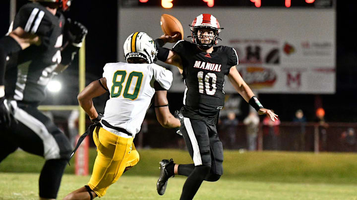 The Wisconsin Badgers are showing strong interest in St. Xavier linebacker Karsten Busch (80) after he de-committed from Louisville this week
