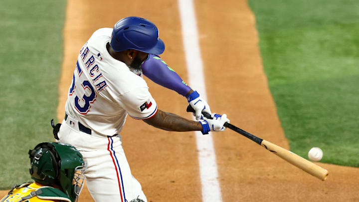 Adolis Garcia has long matchup history and success against George Kirby on Thursday.