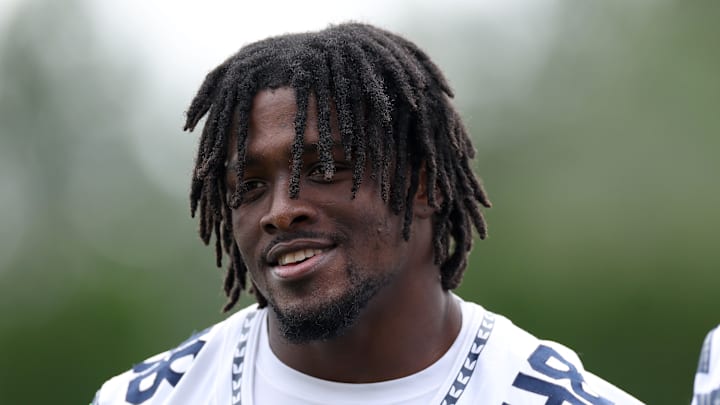 Tyrice Knight of the Seattle Seahawks Tyrice Knight of the Seattle Seahawks