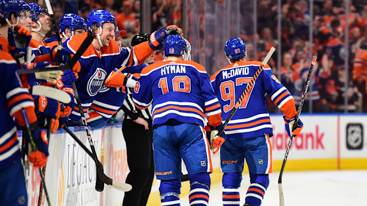 San Jose Sharks v Edmonton Oilers