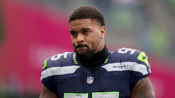 Dre'Mont Jones of the Seattle Seahawks