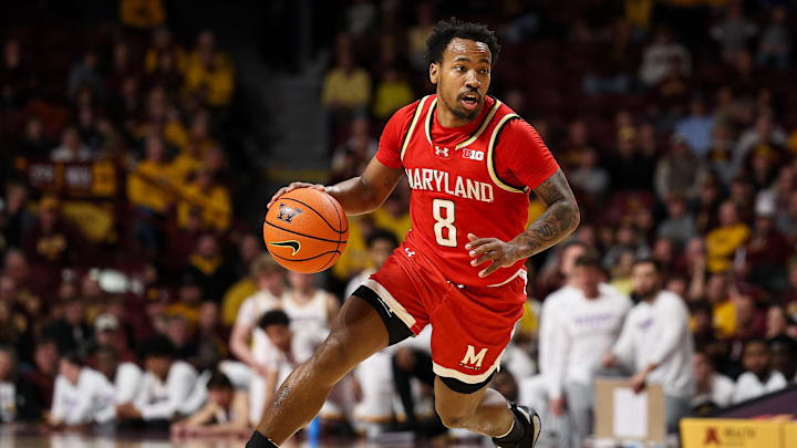 Maryland Terrapins guard David Coit (8)