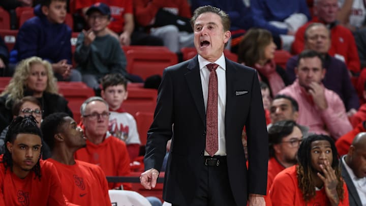 Nov 30, 2024; Queens, New York, USA;  St. John's Red Storm head coach Rick Pitino at Carnesecca Arena. Mandatory Credit: Wendell Cruz-Imagn Images