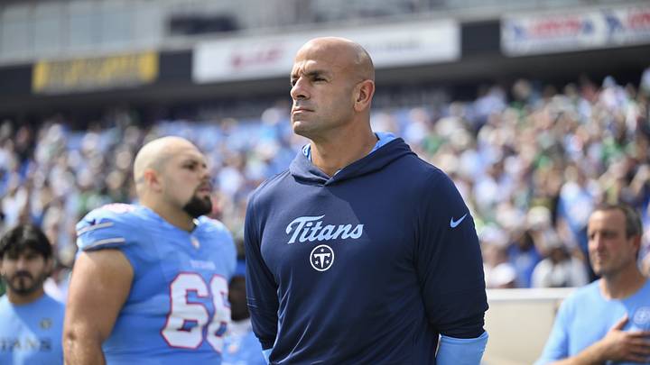 Sep 20, 2026; Nashville, Tennessee, USA; Tennessee Titans head coach Robert Saleh during the second quarter at Nissan Stadium. Mandatory Credit: Steve Roberts-Imagn Images Sep 20, 2026; Nashville, Tennessee, USA; Tennessee Titans head coach Robert Saleh during the second quarter at Nissan Stadium. Mandatory Credit: Steve Roberts-Imagn Images
