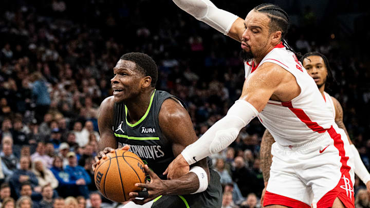 The Houston Rockets should monitor Anthony Edwards' availability 