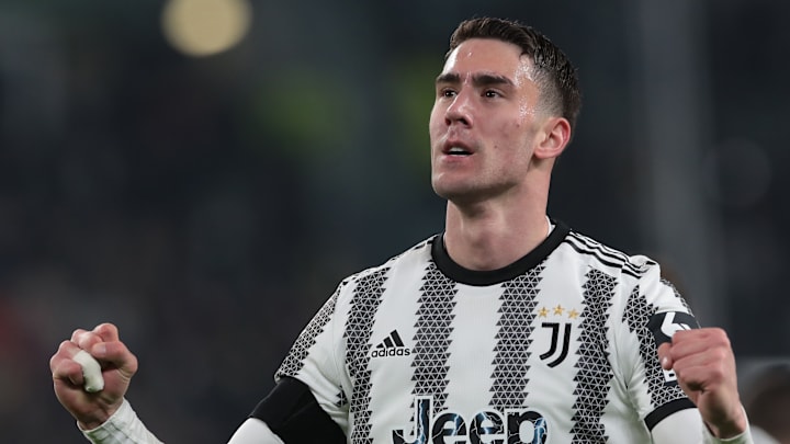 Dusan Vlahovic, buteur ce soir face à Nantes Dusan Vlahovic, buteur ce soir face à Nantes