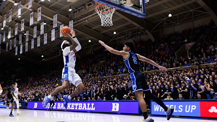 Duke Blue Devils guard Cayden Boozer (2) Duke Blue Devils guard Cayden Boozer (2)