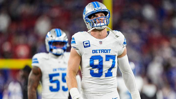 The Lions’ defense struggled to contain the Bills on Thursday night. The Lions’ defense struggled to contain the Bills on Thursday night.