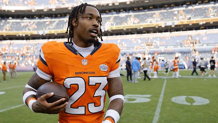 Denver Broncos cornerback Jahdae Barron 