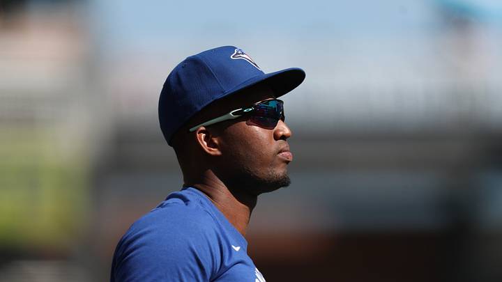 Jun 4, 2026; Cumberland, Georgia, USA; Toronto Blue Jays right fielder Jesus Sanchez (12) on the field before a game against the Atlanta Braves at Truist Park. Mandatory Credit: Mady Mertens-Imagn Images Jun 4, 2026; Cumberland, Georgia, USA; Toronto Blue Jays right fielder Jesus Sanchez (12) on the field before a game against the Atlanta Braves at Truist Park. Mandatory Credit: Mady Mertens-Imagn Images