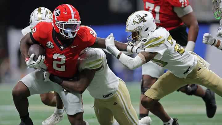 2025 Invesco QQQ Atlanta Gridiron Classic - Georgia v Georgia Tech 2025 Invesco QQQ Atlanta Gridiron Classic - Georgia v Georgia Tech