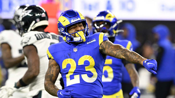 Los Angeles Rams running back Kyren Williams on Nov 24, 2024.