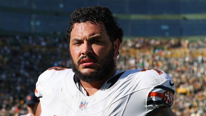 Chicago Bears offensive lineman Jonah Jackson Chicago Bears offensive lineman Jonah Jackson