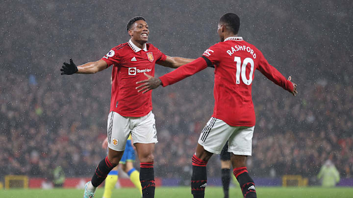 Le duo Anthony Martial - Marcus Rashford a porté Manchester United face à Nottingham Forest
