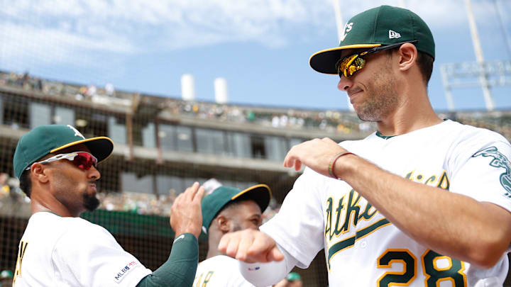 Matt Olson, Marcus Semien, Oakland Athletics, Oakland A's