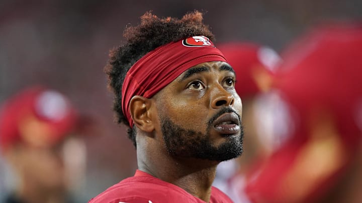 San Francisco 49ers wide receiver Jauan Jennings (15)