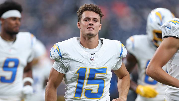 Aug 13, 2026; Houston, Texas, USA; Los Angeles Chargers wide receiver Ladd McConkey (15) before the game against the Houston Texans at Reliant Stadium. Aug 13, 2026; Houston, Texas, USA; Los Angeles Chargers wide receiver Ladd McConkey (15) before the game against the Houston Texans at Reliant Stadium.