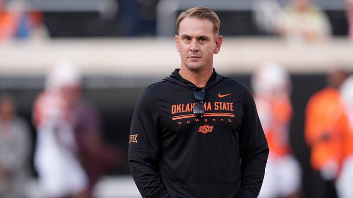 Oklahoma State coach Eric Morris. Oklahoma State coach Eric Morris.