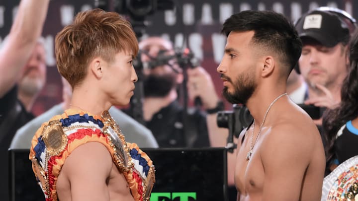 Naoya Inoue (left) and Ramon Cardenas (right).