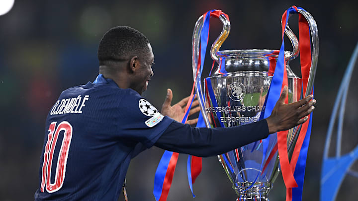 Ousmane Dembélé a été double passeur décisif en finale de Ligue des Champions contre l'Inter Milan (5-0) en mai dernier.